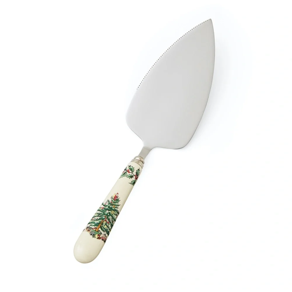 Spode Christmas Tree Cake Knife Server